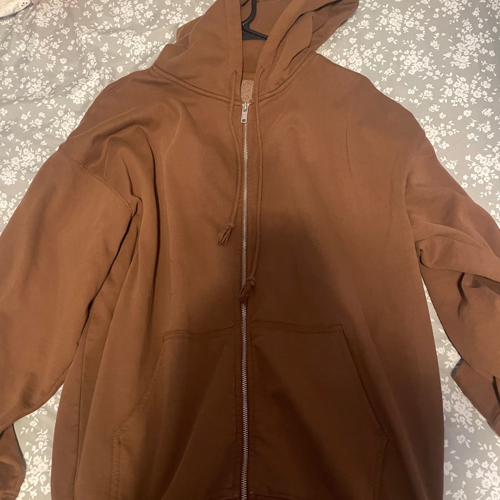 Brandy Melville Christy Hoodie (Brown)